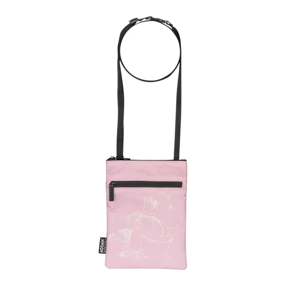 Moomintroll Snorkmaiden sac bandoulière rose recyclé