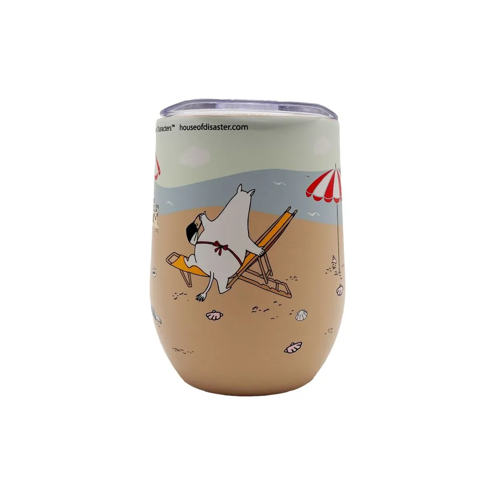 Moomintroll Beach mug voyage inox 350 ml
