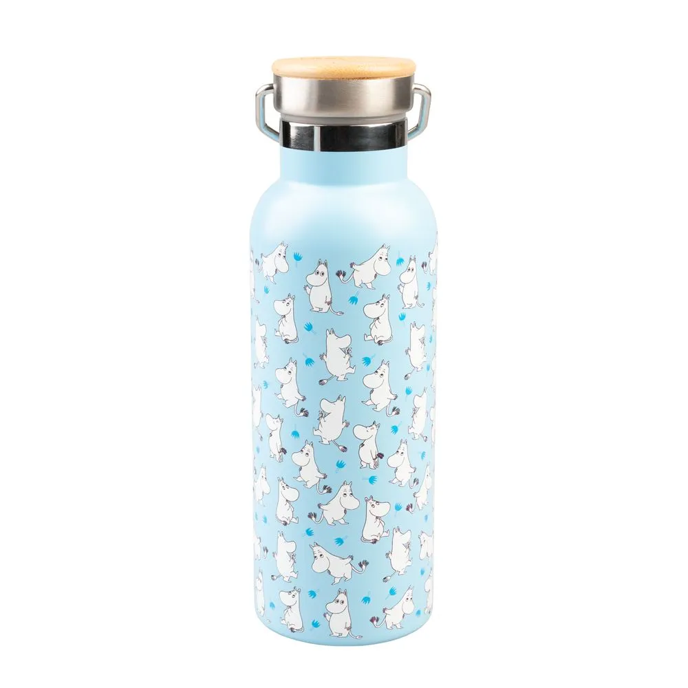 Moomintroll gourde isotherme bleu clair 500 ml inox