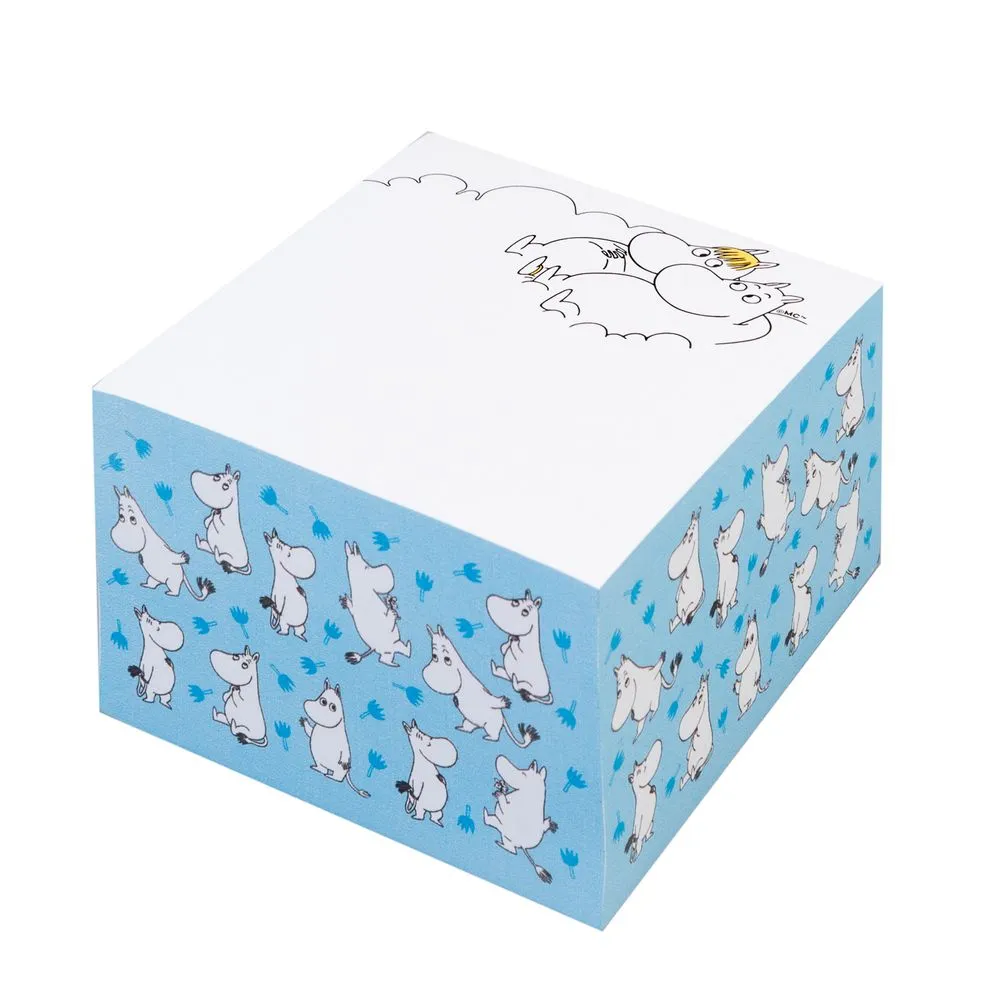Moomintroll bloc mémo 7,5 x 7,5 cm 400 feuilles nuage