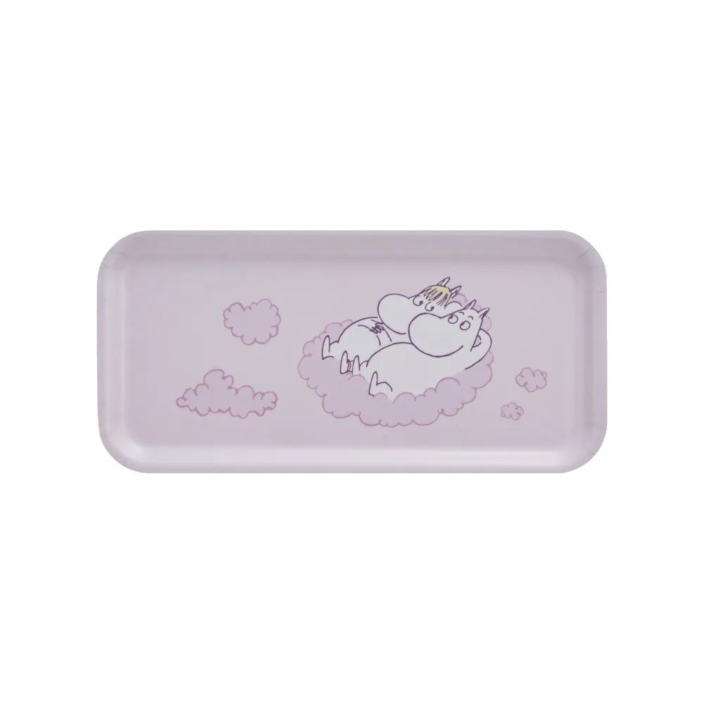 Moomintroll Clouds Plateau Rose 27x13 cm Bouleau