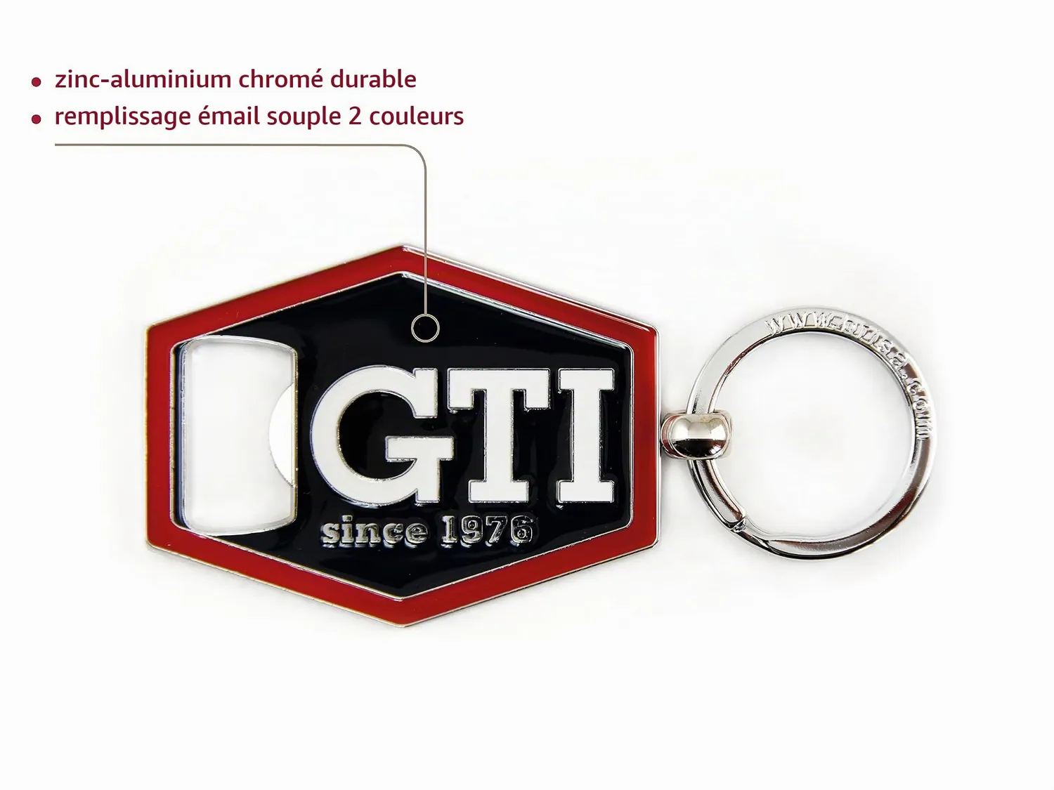 Brisa VW Collection GTI Porte-Clés Décapsuleur Hexagonal