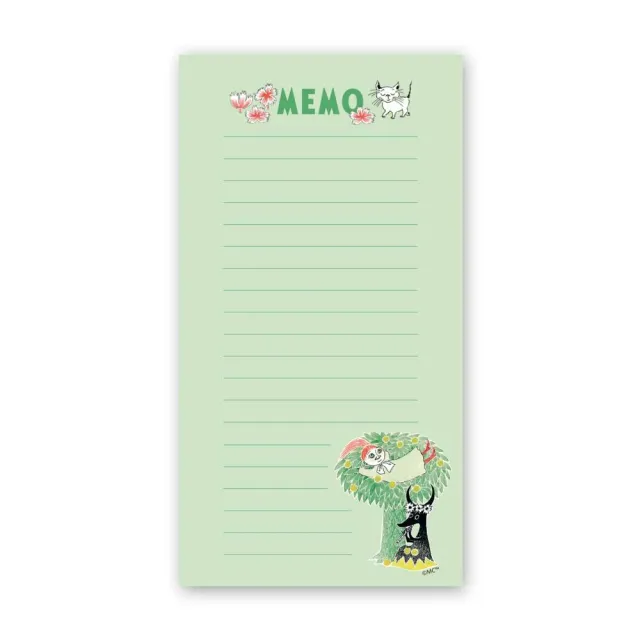 Moomintroll Scrap bloc mémo aimanté 52 pages