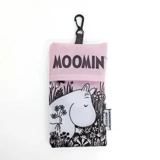 Moomintroll Love sac courses pliable rose recycle