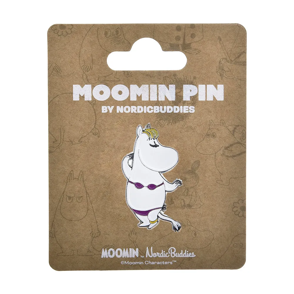 Moomintroll Beach Snorkmaiden Pin's Métal