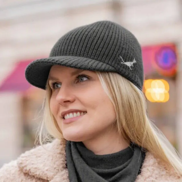 Moomintroll bonnet tricote adulte angora