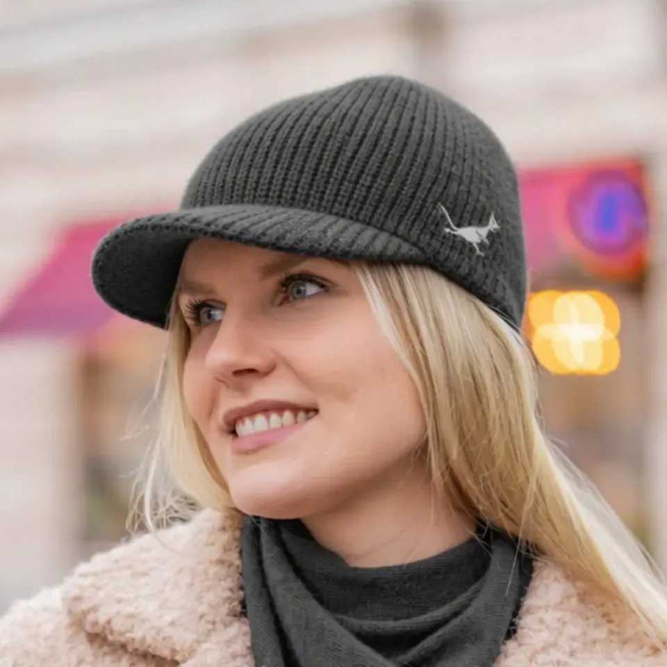 Moomintroll bonnet tricote adulte angora