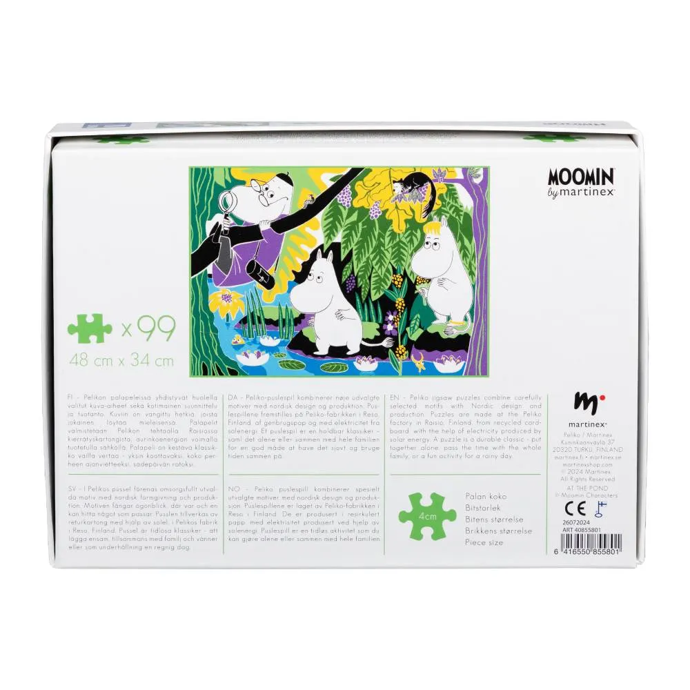 Moomintroll Pond puzzle 99 pièces 48x34 cm