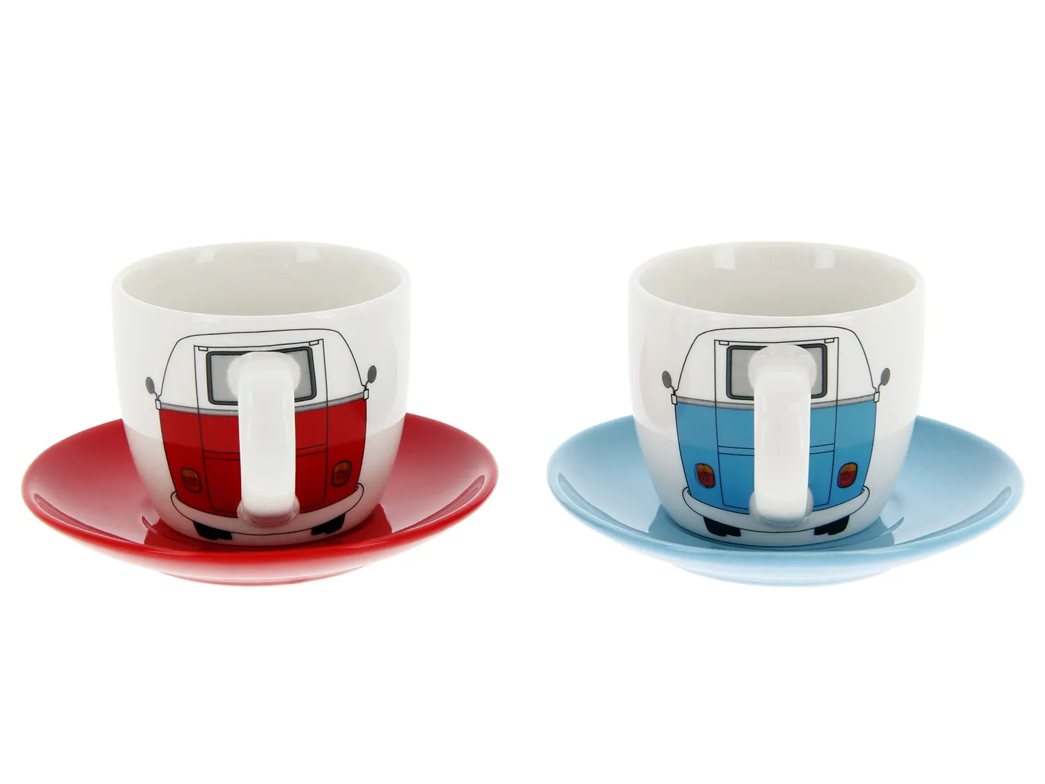 Brisa VW Collection Bus Front tasses espresso 2 x 100 ml porcelaine