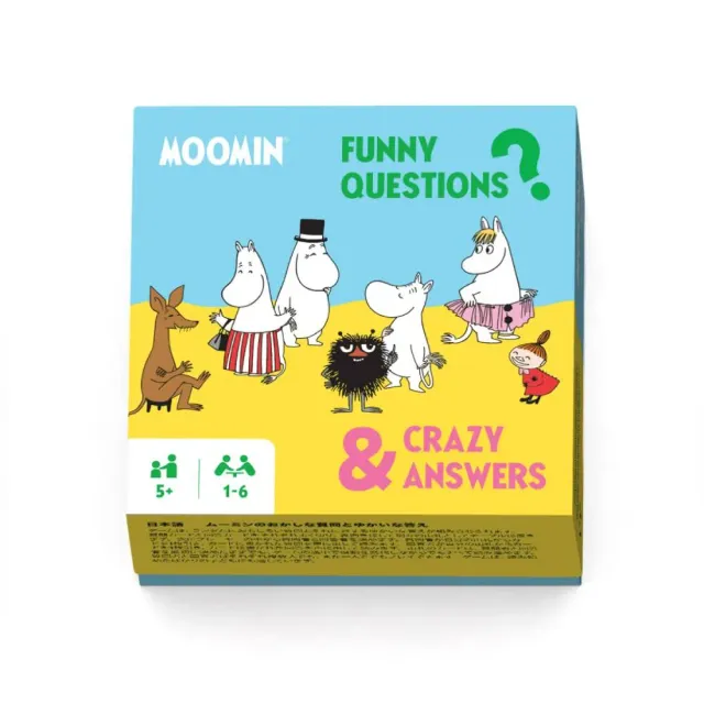 Moomintroll Funny Questions & Crazy Answers jeu de cartes anglais