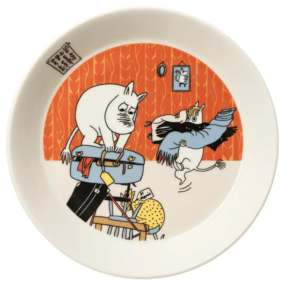 Moomintroll Holiday Rush assiette 19 cm