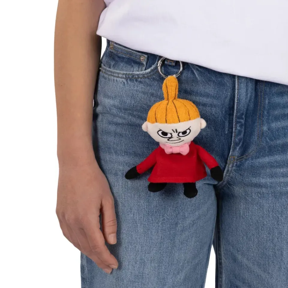 Moomintroll Little My porte-clés peluche rouge 12 cm polyester