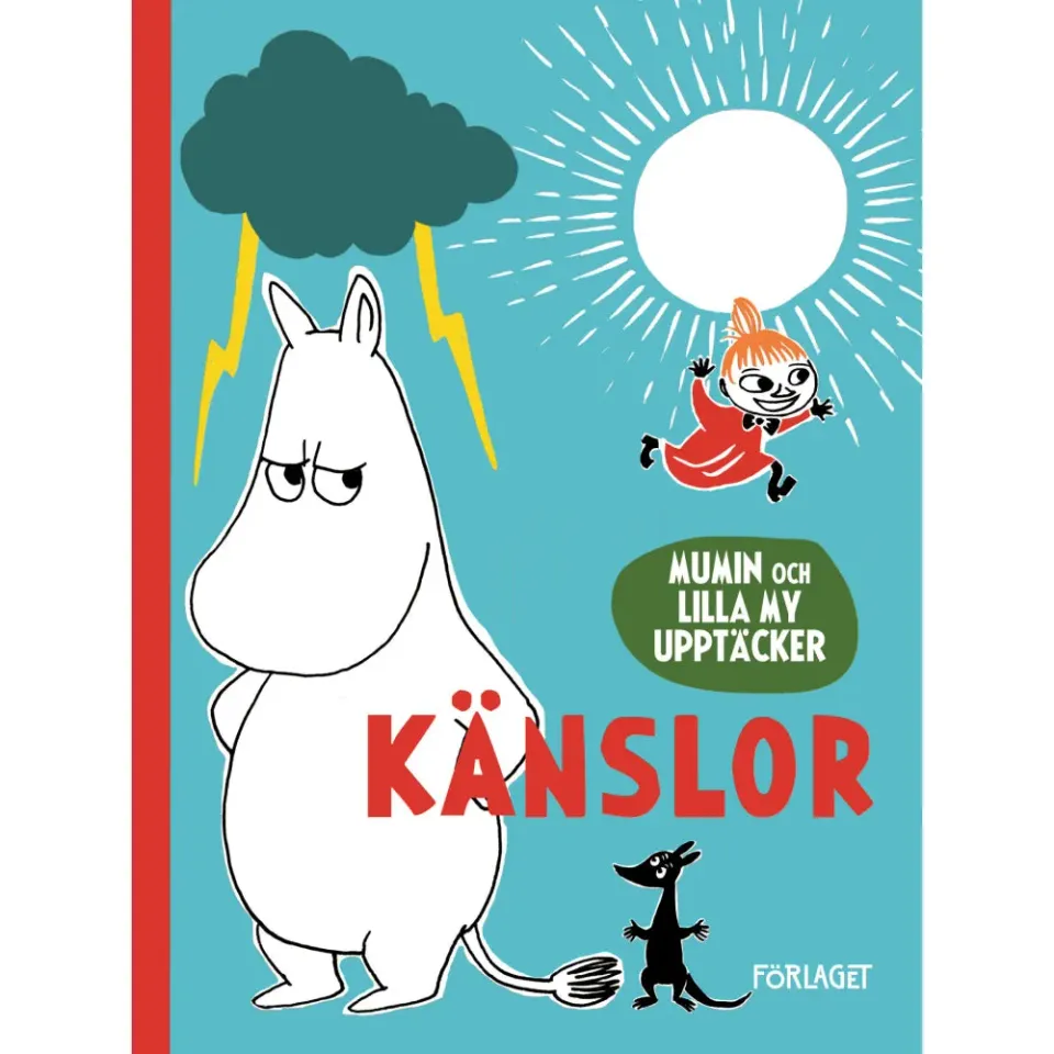 Moomintroll Mumin och Lilla My livre Känslor suédois cartonné