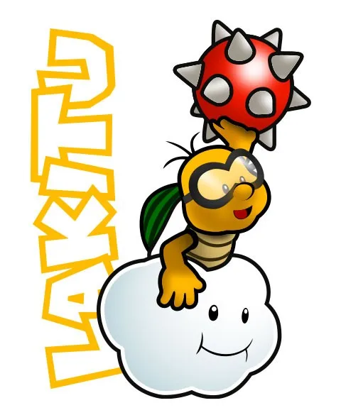Pixgoodies Mario Lakitu mug céramique jeux vidéo