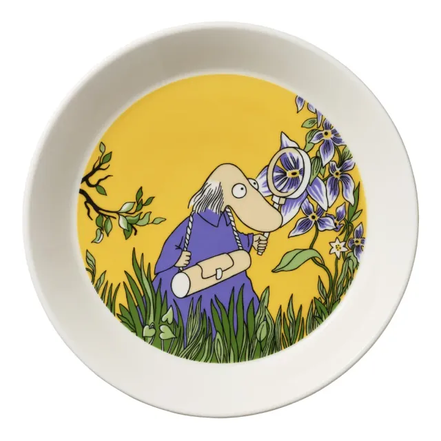 Moomintroll Hemulen assiette 19 cm jaune classique