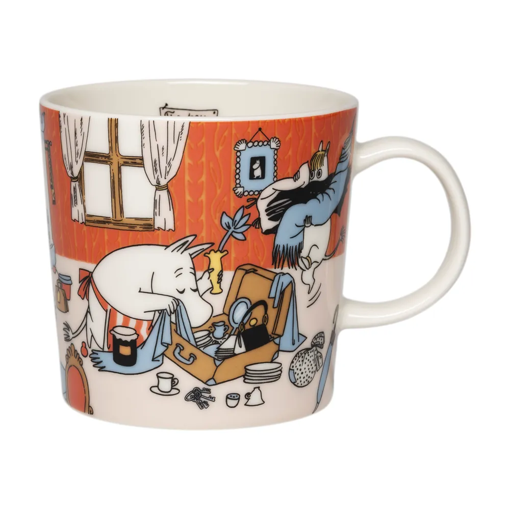 Moomintroll Holiday Rush mug 0,3 L vitroporcelaine