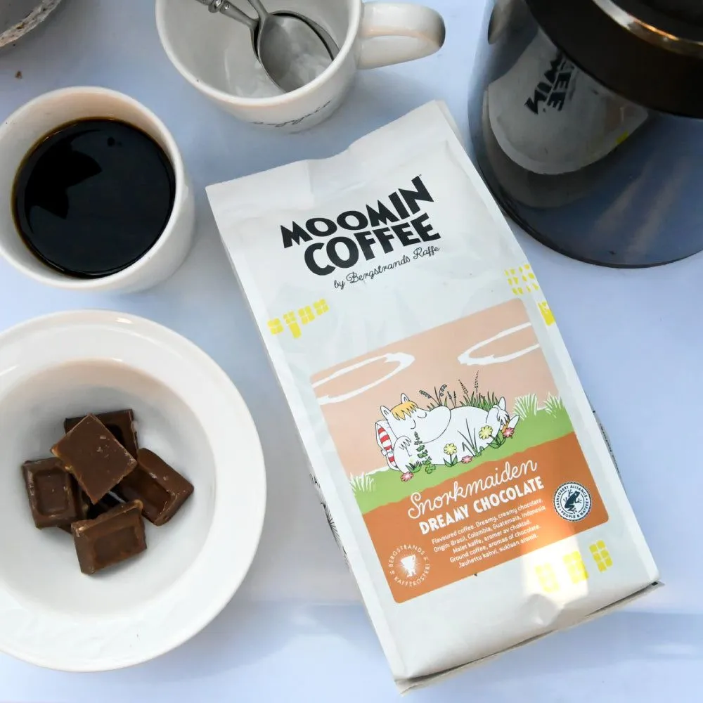 Moomintroll Snorkmaiden café en grains chocolat 250 g