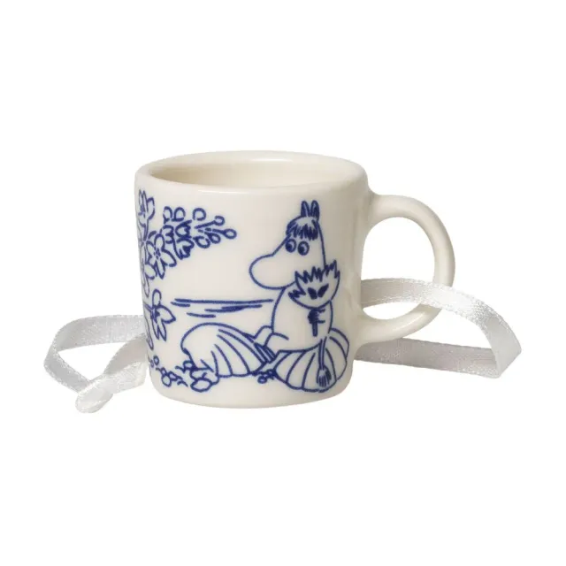 Moomintroll Haru Snorkmaiden Mini Mug Bleu Blanc