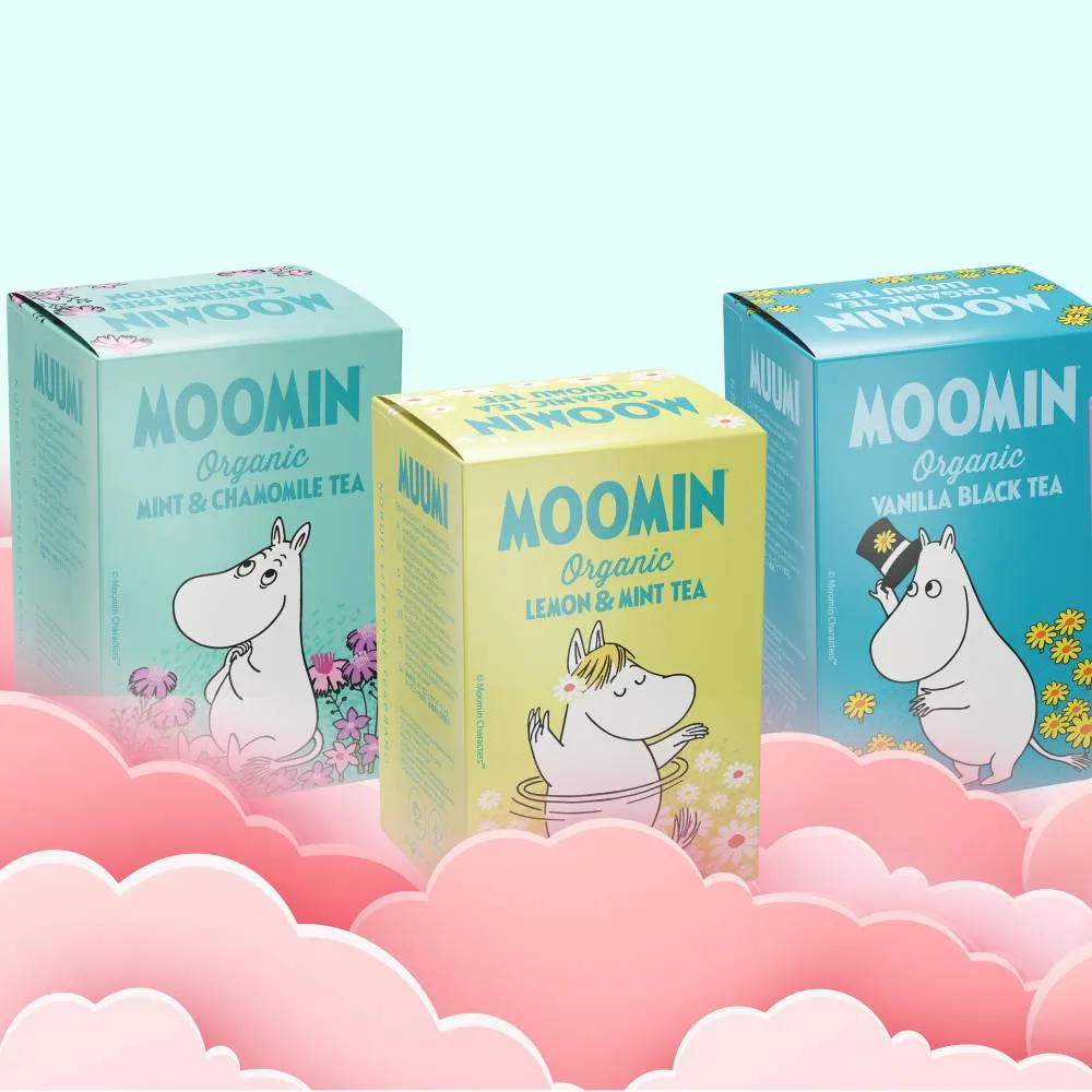 Moomintroll Organic Mint Chamomile thé bio menthe 20 sachets