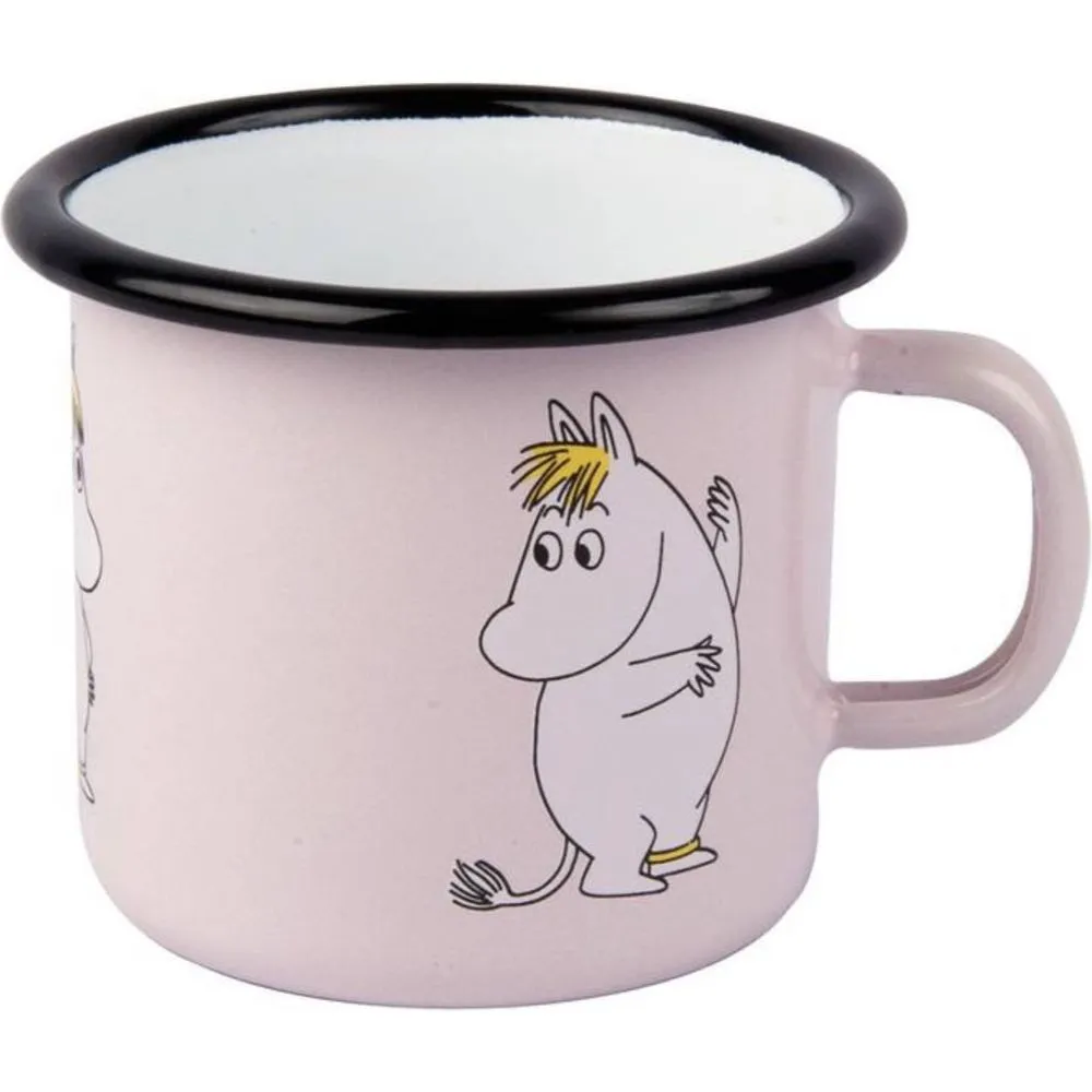 Moomintroll Snorkmaiden Retro mug émaillé