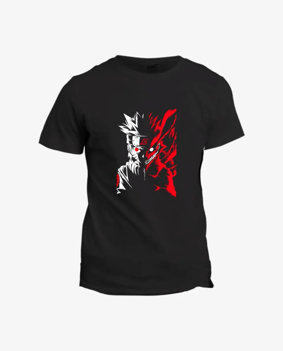 Pixgoodies Naruto et Kyûbi ne font qu'un T-shirt coton