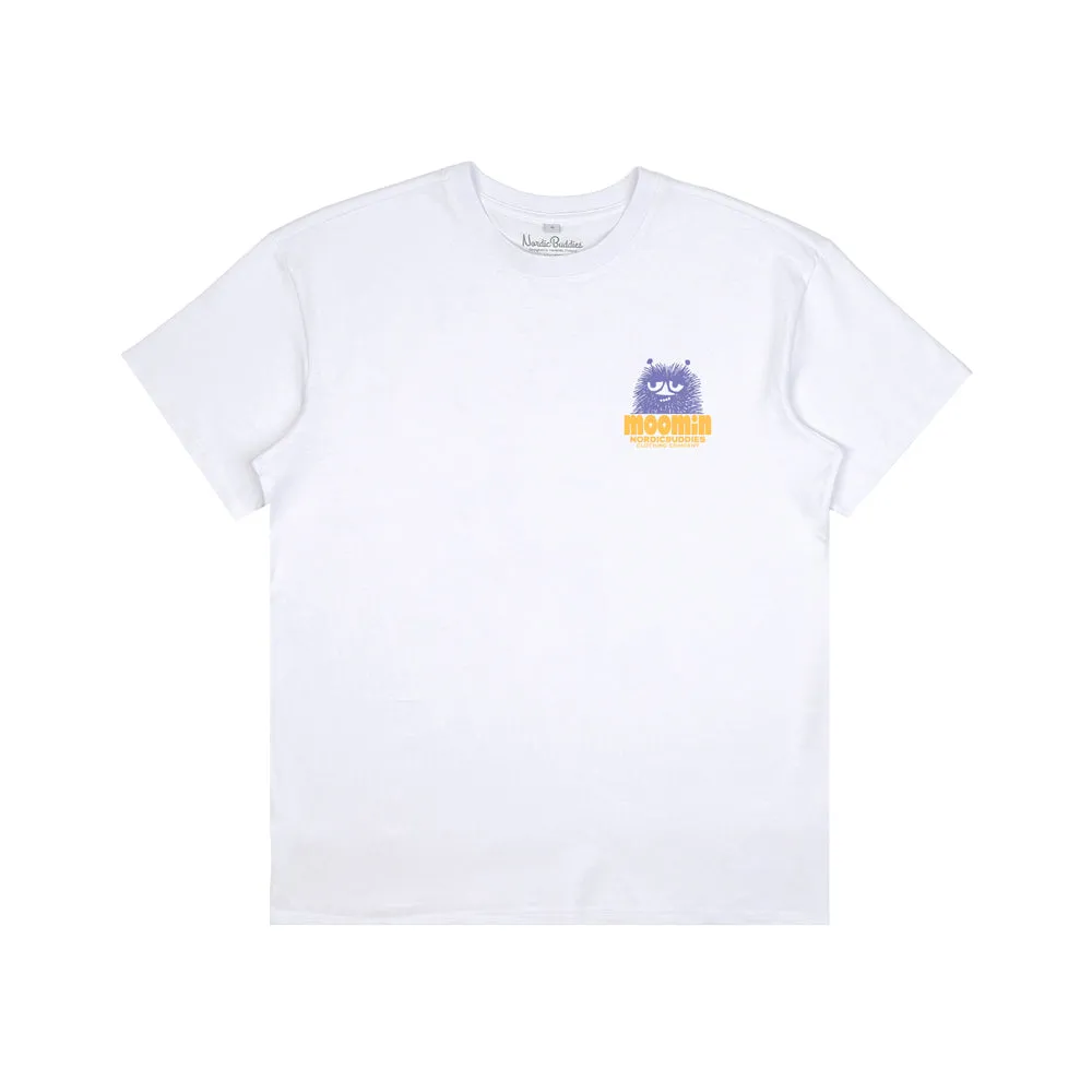 Moomintroll Stinky Sitting t-shirt blanc coton oversize