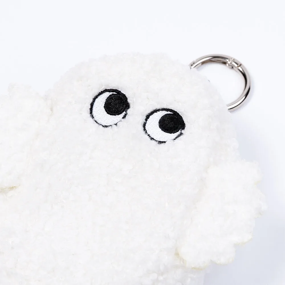 Moomintroll Hattifattener pochette porte-monnaie blanche