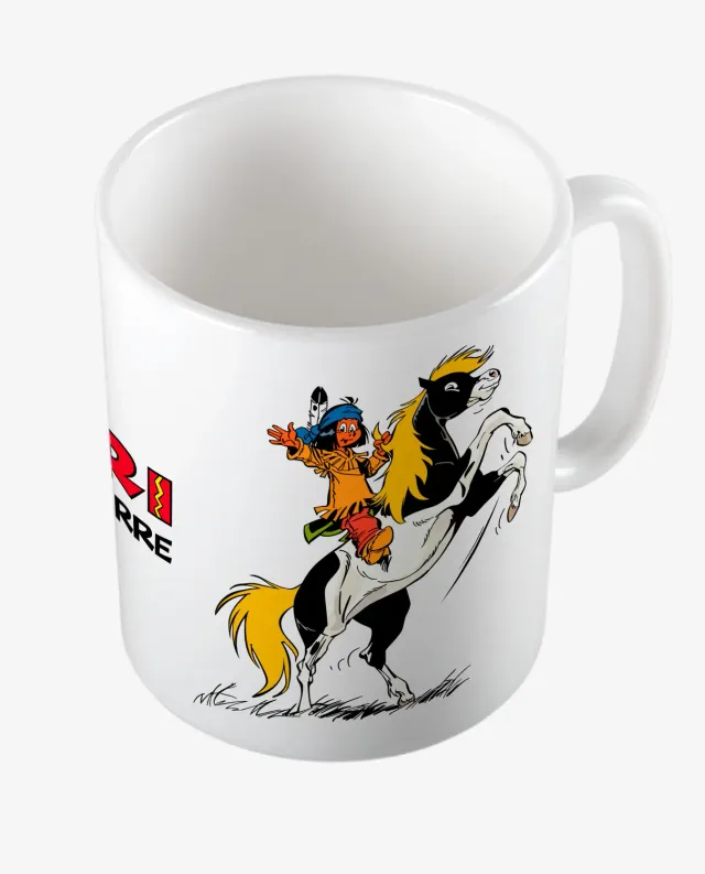 Pixgoodies Yakari et Petit Tonnerre mug céramique