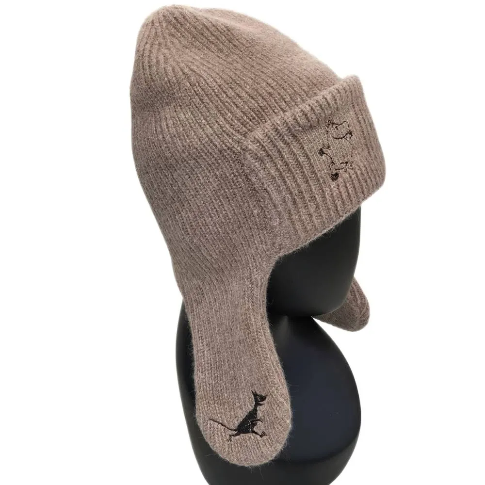 Moomintroll Bonnet Tricoté Cache-Oreilles Adulte