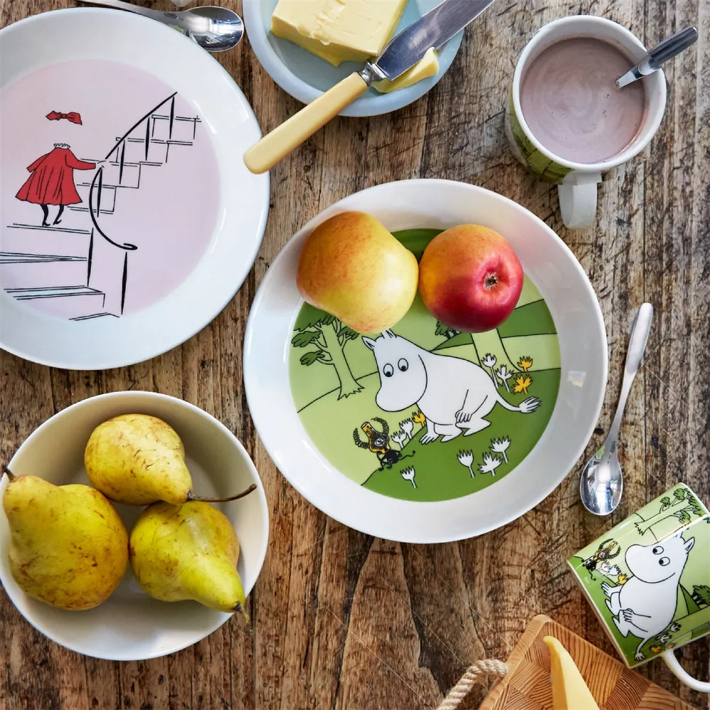 Moomintroll Ninny assiette 19 cm poudre