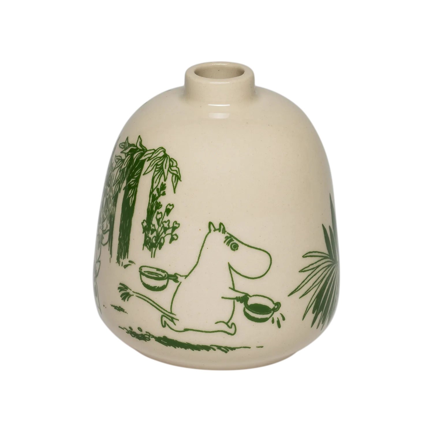 Moomintroll Mystical Forest Vase Céramique 8 cm Vert