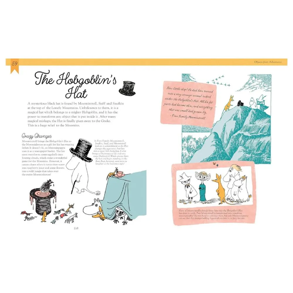 Moomintroll What is a Moomin? guide illustré 100 objets anglais