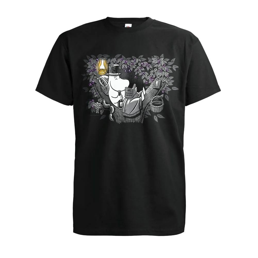 Moomintroll Relax t-shirt Moominpappa noir coton