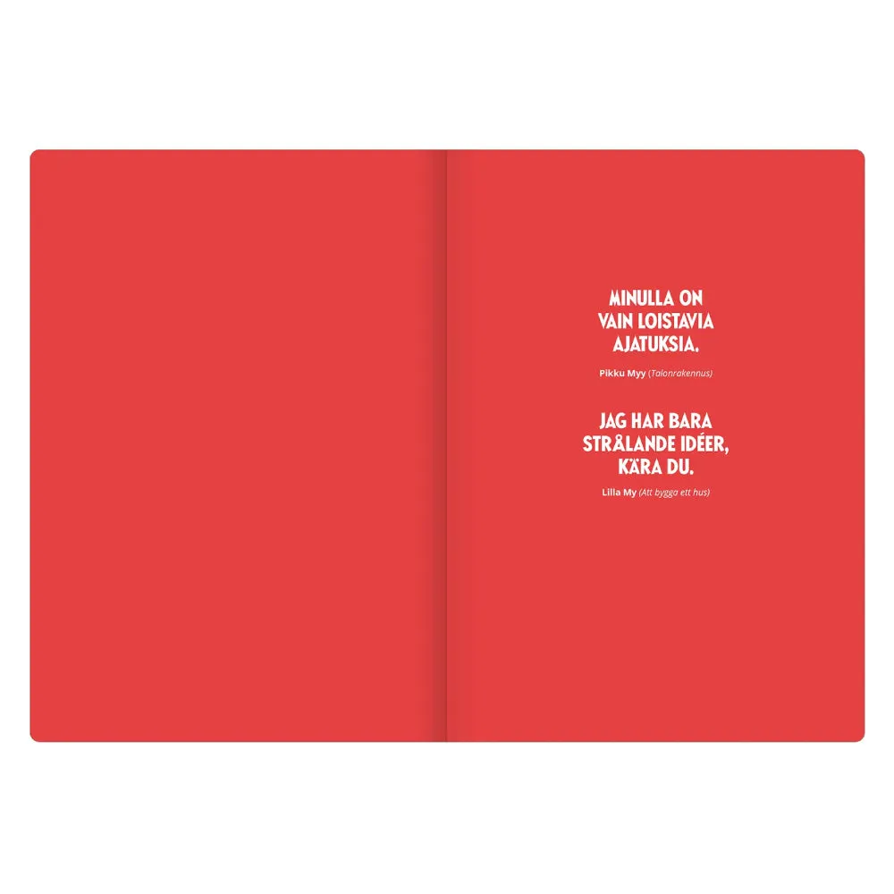 Moomintroll Excellent Ideas Little My carnet souple A5 noir