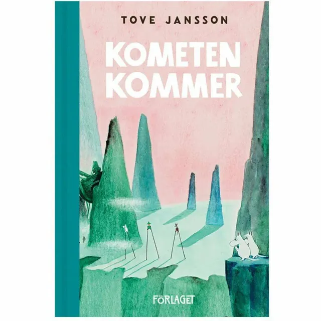 Moomintroll Kometen kommer livre relié en suédois