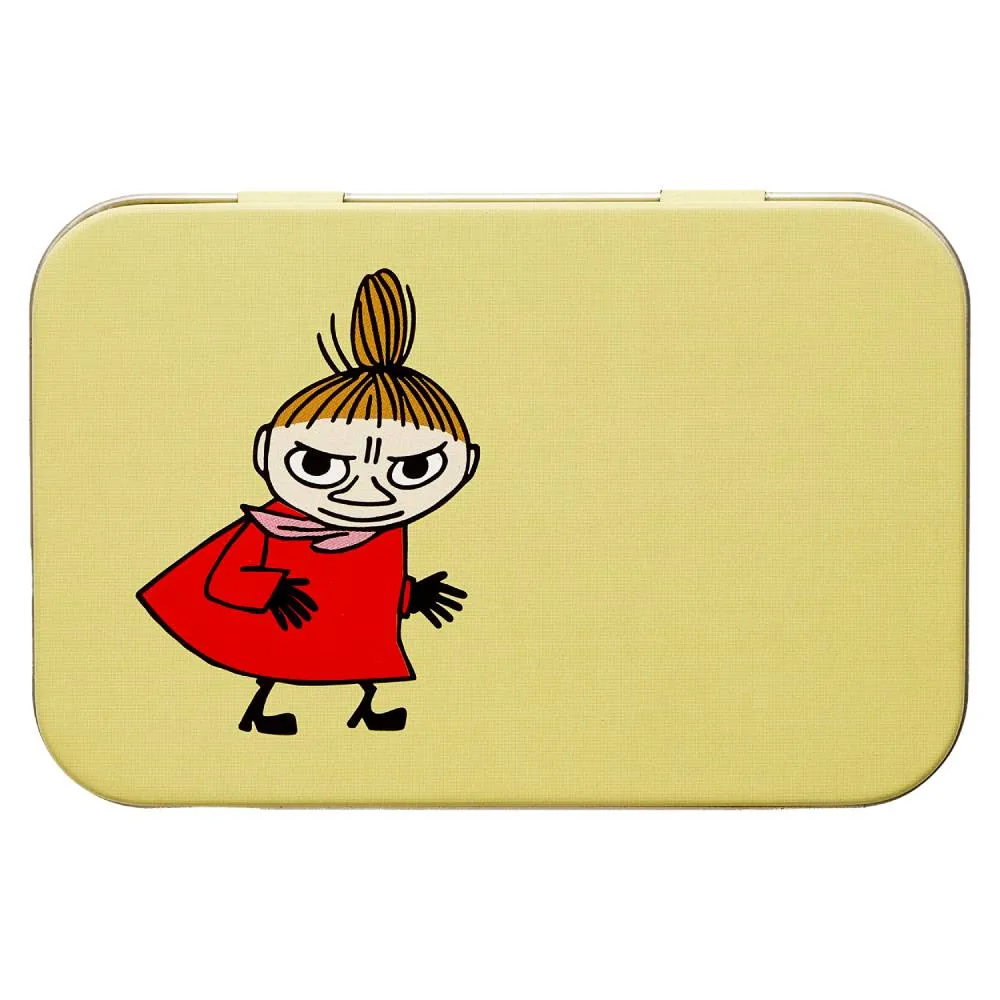 Moomintroll Retro Boîte Little My Jaune 10x6,5 cm