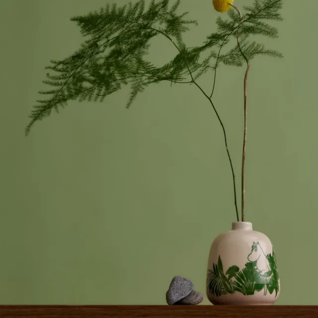 Moomintroll Mystical Forest Vase Céramique 8 cm Vert