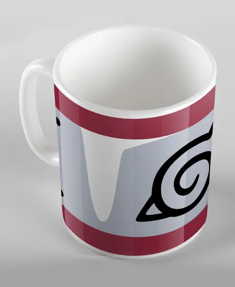 Pixgoodies Naruto Konoha mug céramique symbole village