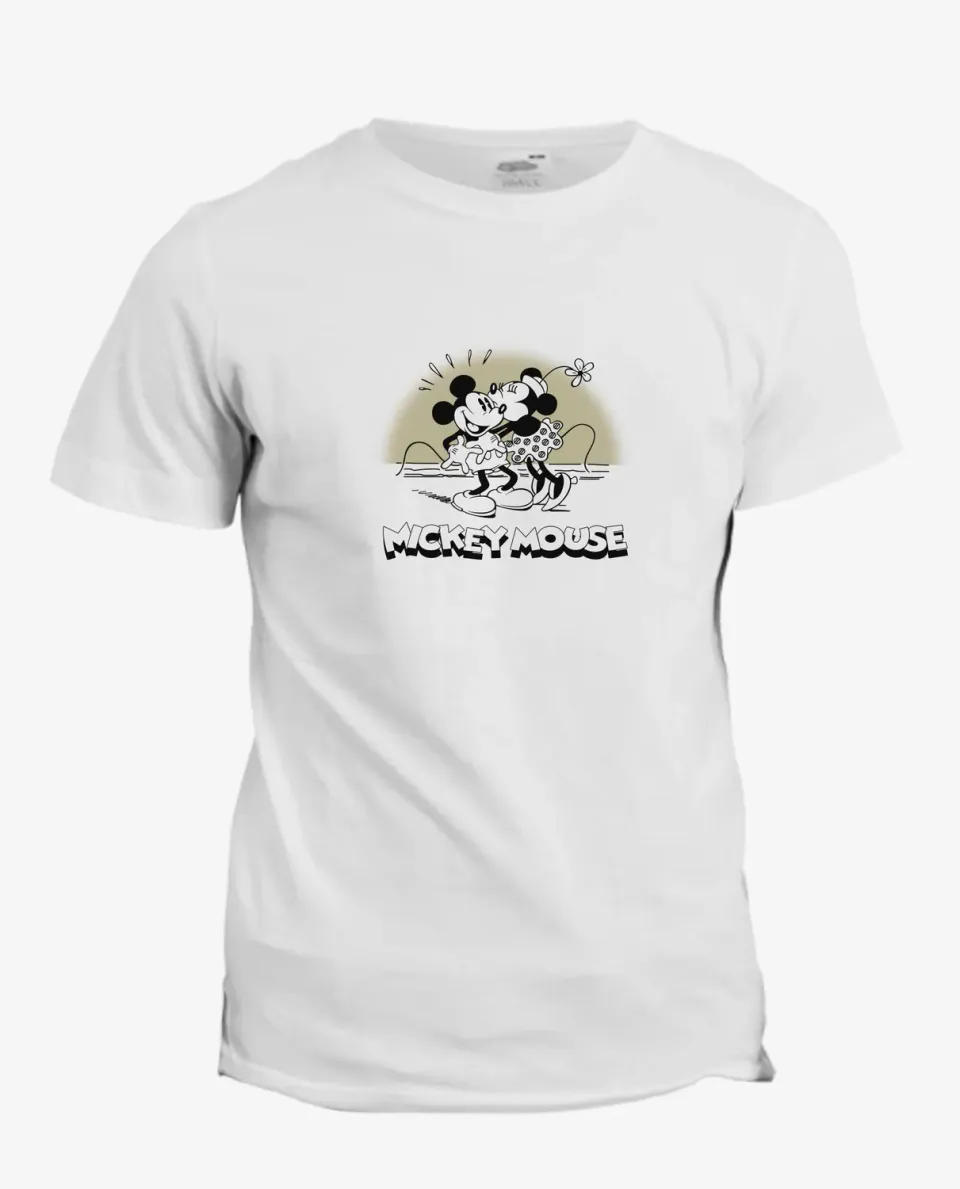 Pixgoodies Mickey Mouse les origines t-shirt coton