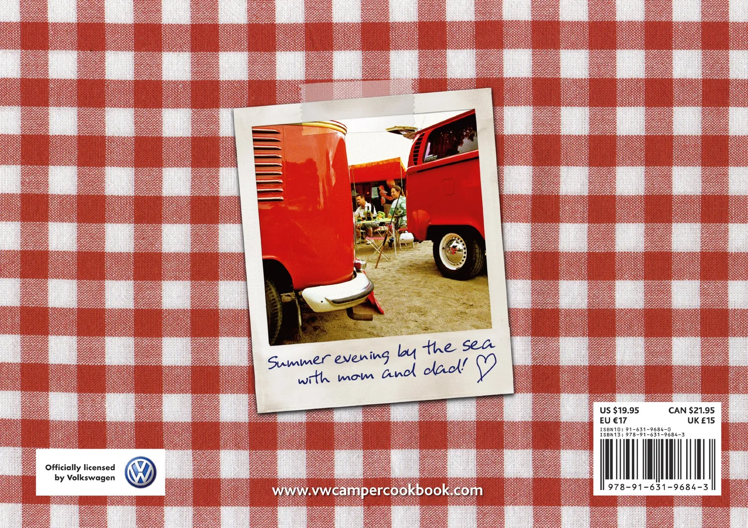 Brisa VW Camper Cookbook Livre Recettes Anglais 80 Recettes