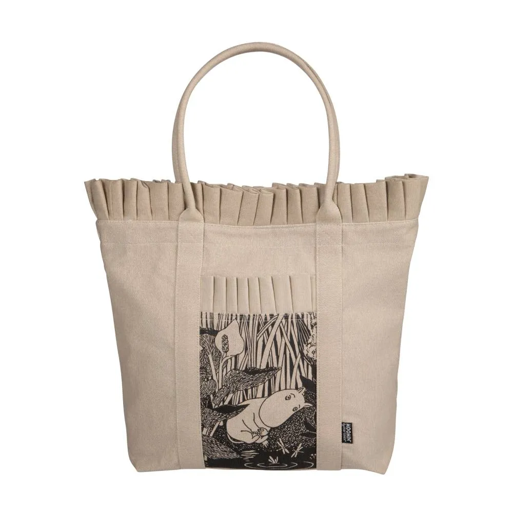 Moomintroll Moomin Reeds sac beige en coton