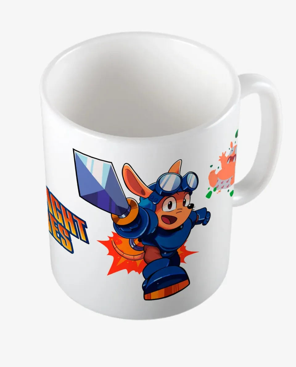 Pixgoodies Rocket Knight le légendaire Sparkster mug 325 ml