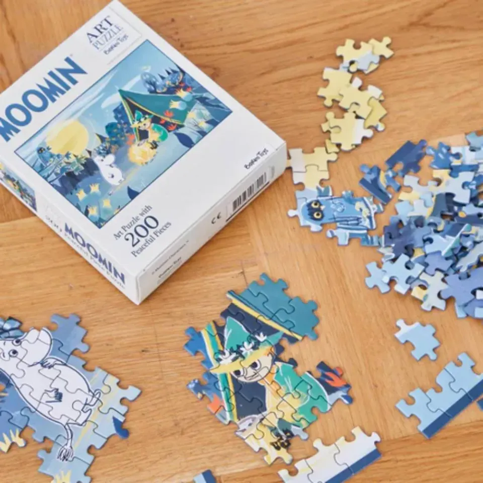 Moomintroll Campfire puzzle 200 pièces nuit étoilée