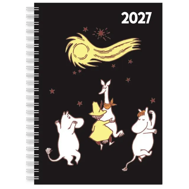 Moomintroll Comet agenda 2027 noir A5