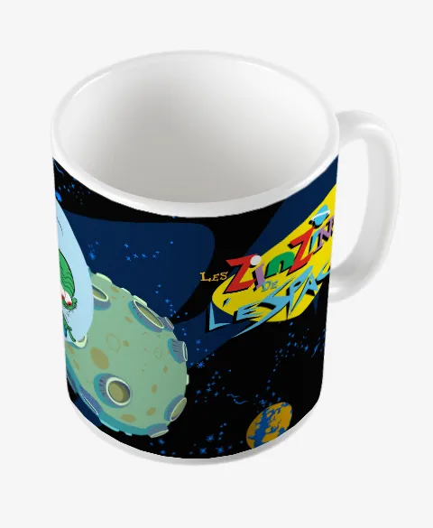 Pixgoodies Zinzins de l’espace mug céramique