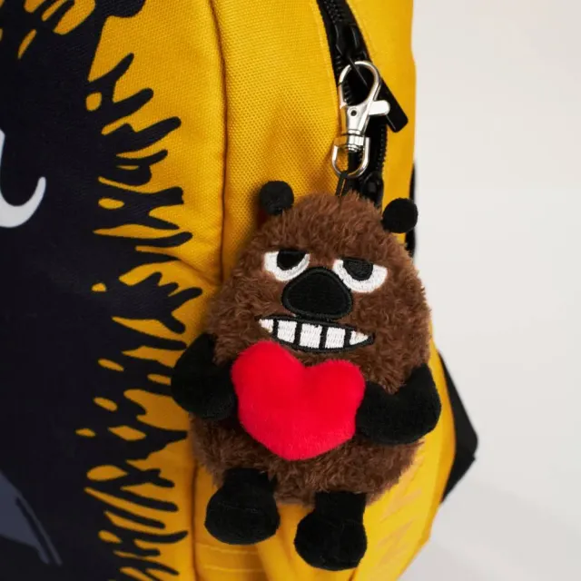 Moomintroll Stinky Porte-clés Cœur Peluche 10cm