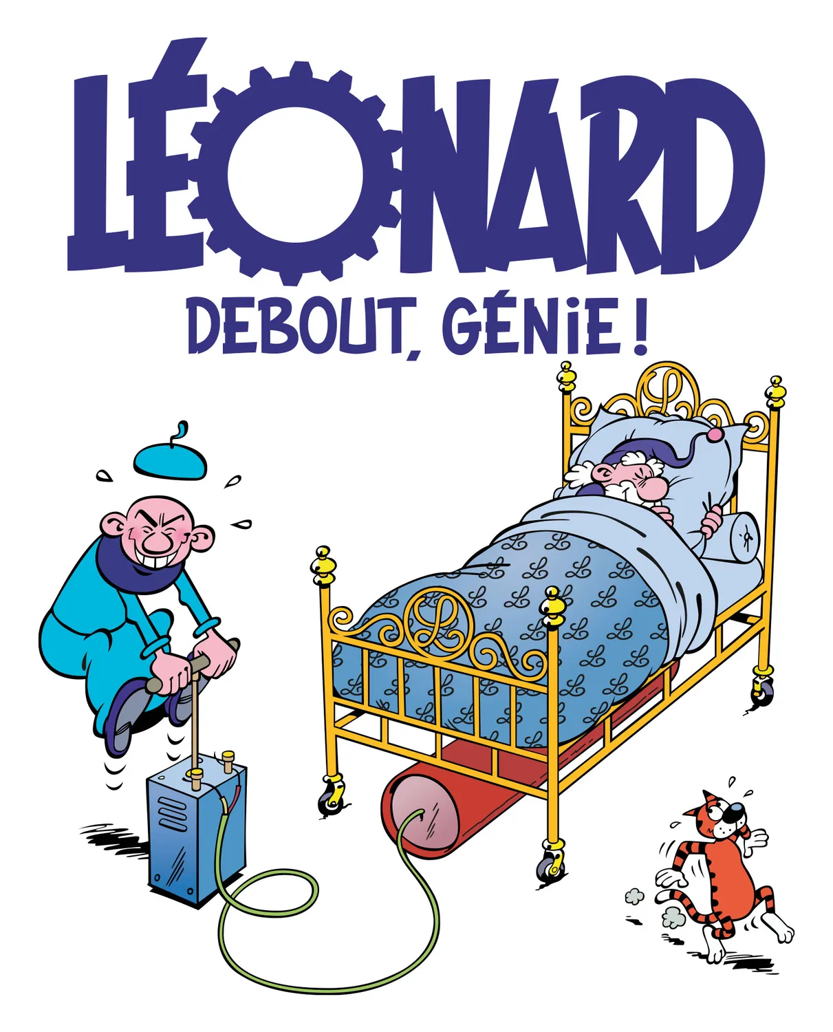 Pixgoodies Léonard mug céramique génie BD