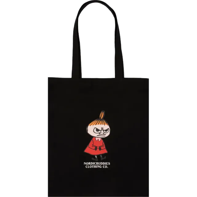 Moomintroll Little My tote bag coton noir