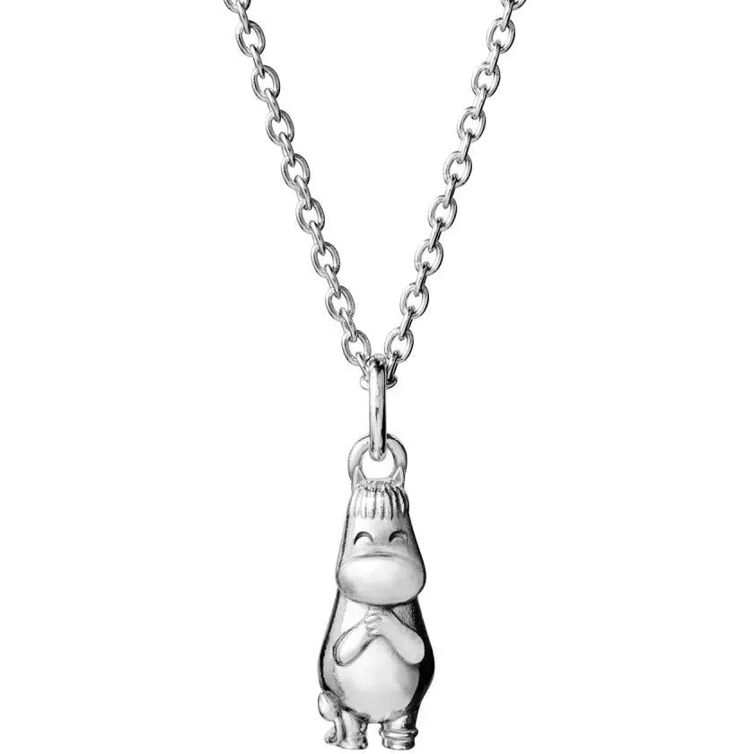 Moomintroll Snorkmaiden collier argent 45/50 cm