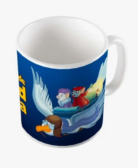 Pixgoodies Bernard et Bianca S.O.S. Société mug céramique 325 ml